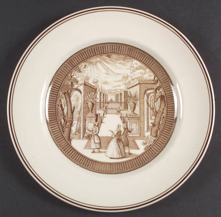 Garden Club of America (No Trim) Dinner Plate