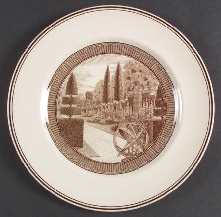 Garden Club of America (No Trim) Dinner Plate