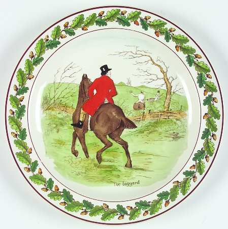 Hunting Luncheon Plate