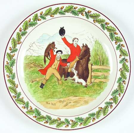 Hunting Luncheon Plate