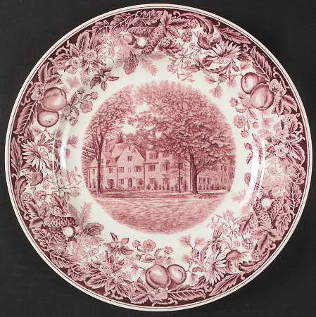 Vassar College Mulberry Dinner Plate