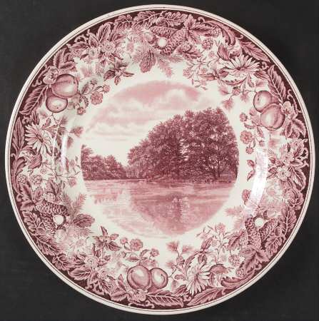 Vassar College Mulberry Dinner Plate