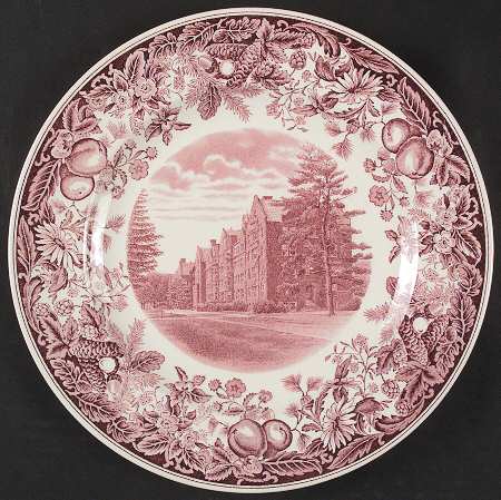 Vassar College Mulberry Dinner Plate