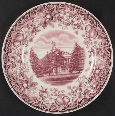 Vassar College Mulberry Dinner Plate