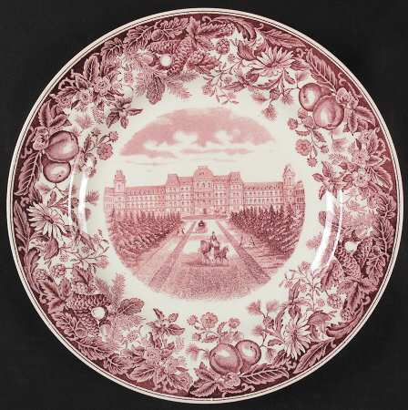 Vassar College Mulberry Dinner Plate