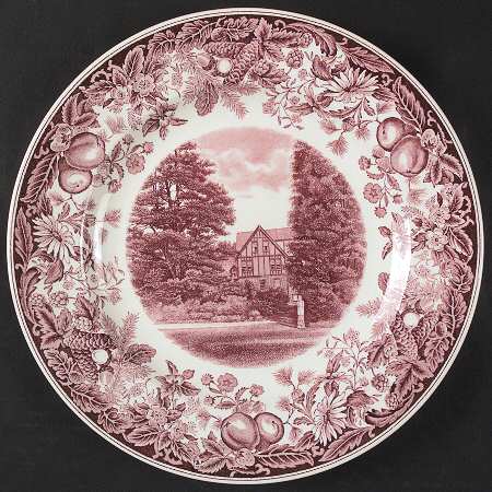 Vassar College Mulberry Dinner Plate