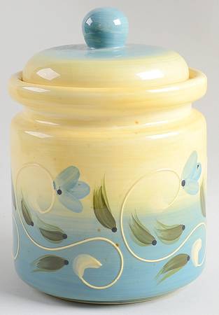 French Country Extra Large Canister & Lid
