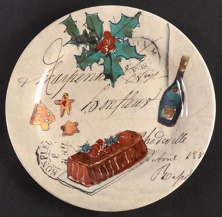 Holiday Party Dessert/Pie Plate