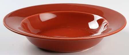 Belvedere Terra Cotta Large Rim Soup Bowl