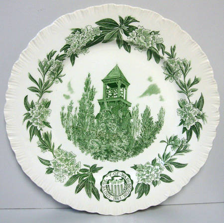University of Washington Green Dinner Plate