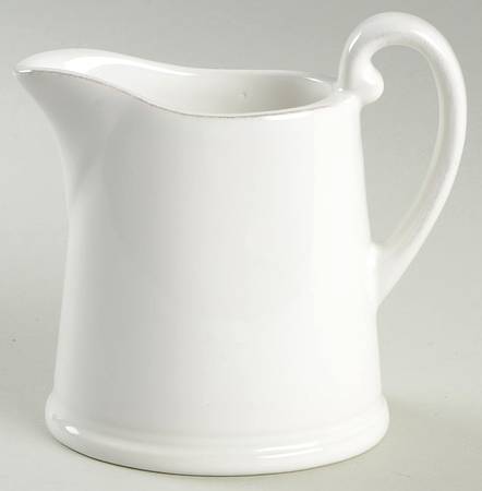 Avignon White Creamer