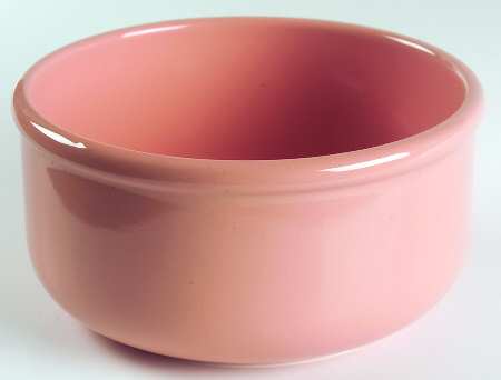 Solid Colours Peach 7" Round Vegetable Bowl