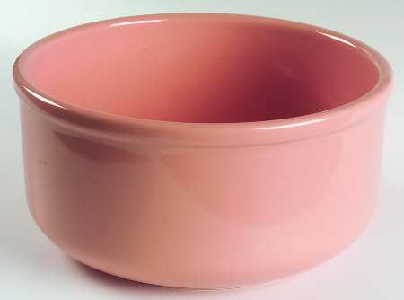 Solid Colours Peach 8" Round Vegetable Bowl