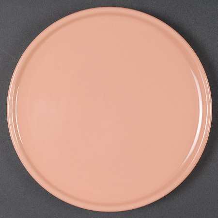 Solid Colours Peach Salad Plate