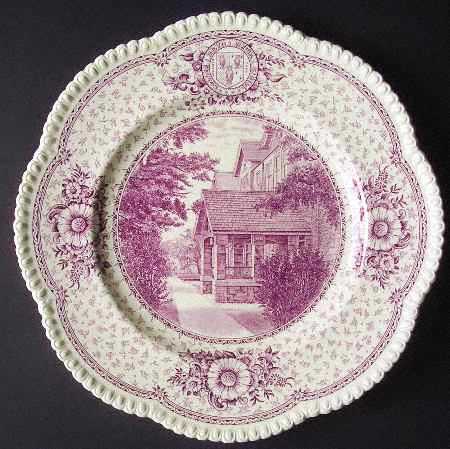 Bryn Mawr College Mulberry Dinner Plate