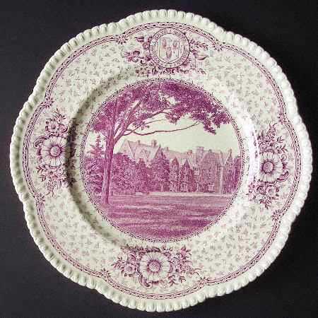 Bryn Mawr College Mulberry Dinner Plate