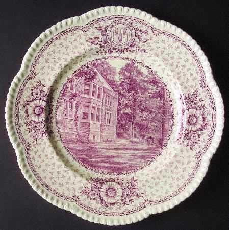 Bryn Mawr College Mulberry Dinner Plate