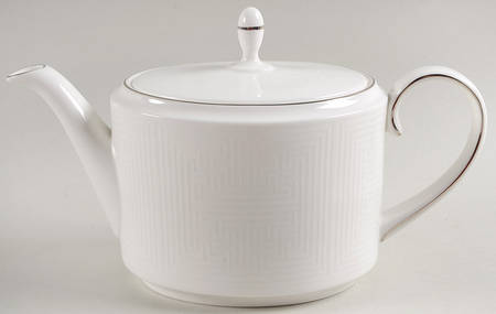 Ivory Trellis Teapot & Lid