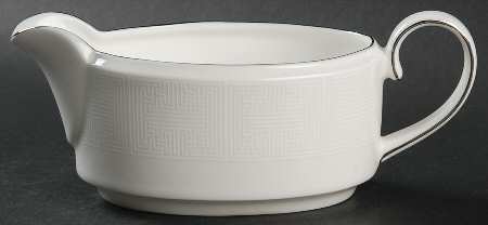 Ivory Trellis Gravy Boat