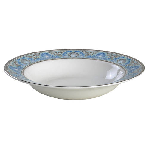 Dolphins Blue Rim Soup Bowl