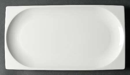 Plato White 11" Rectangular Serving Platter