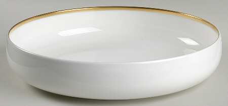Plato Gold 9" Salad Serving Bowl