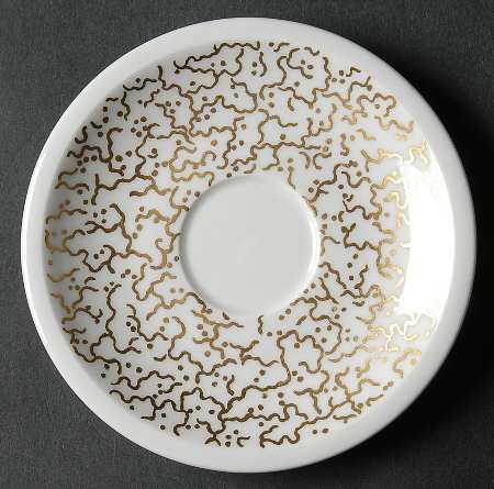 Plato Gold Saucer for Espresso Cup