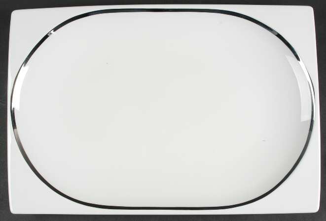 Plato Platinum 15" Rectangular Serving Platter