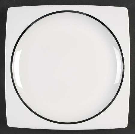 Plato Platinum Square Dinner Plate