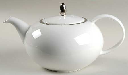 Plato Platinum Teapot & Lid