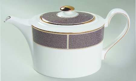 Shagreen Cocoa Teapot & Lid