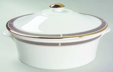 Shagreen Cocoa Oval Covered Vegetable