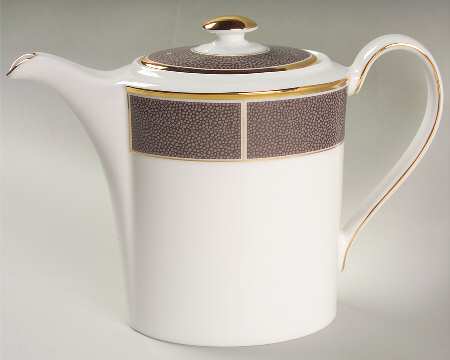 Shagreen Cocoa Coffee Pot & Lid