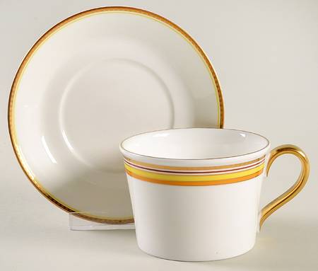 David Canary Flat Cup & Saucer Set