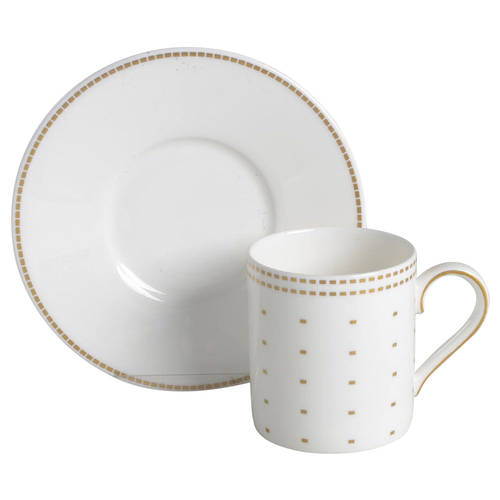 Jean Flat Demitasse Cup & Saucer Set