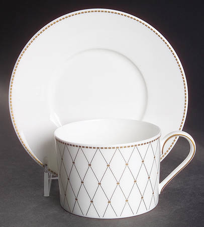 Jean Flat Cup & Saucer Set