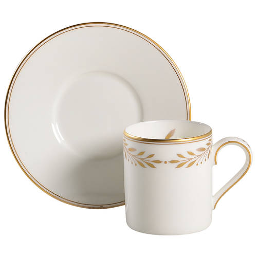 Misia Flat Demitasse Cup & Saucer Set