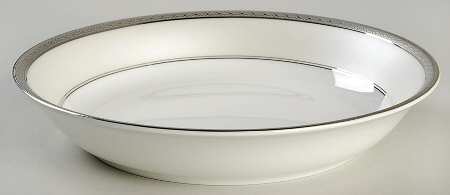 Araglin Platinum Individual Pasta Bowl