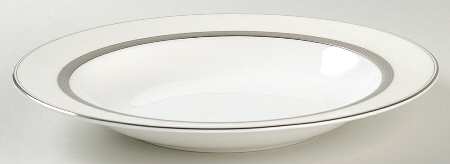 Araglin Platinum Rim Soup Bowl