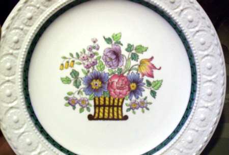Floral (Smooth, Shape 1, Embossed Rim) by Wedgwood
