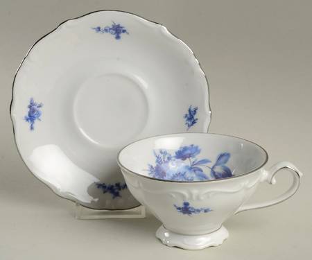 WIG934 Footed Cup & Saucer Set