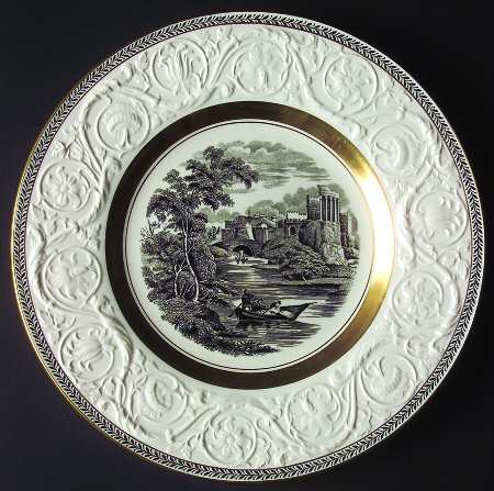Torbay Black & Gold Dinner Plate