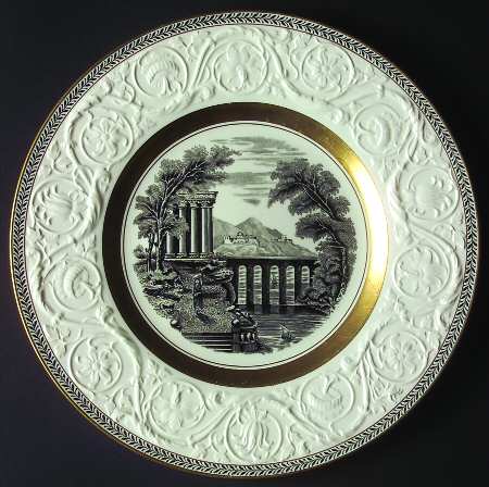 Torbay Black & Gold Dinner Plate