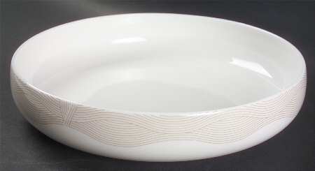 Waves 10" Large Salad Serving Bowl