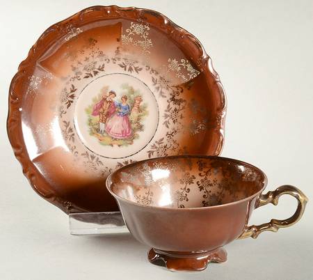 WLD25 Footed Demitasse Cup & Saucer Set