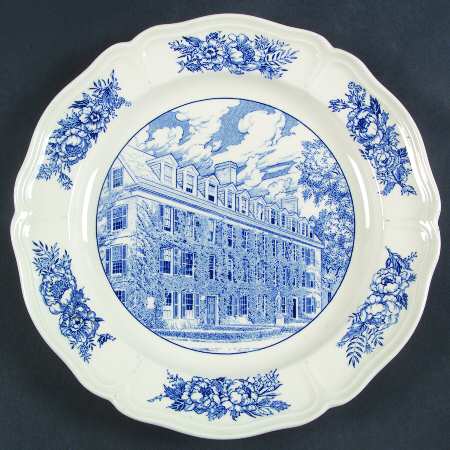 Yale University Blue (Queen's Shape) by Wedgwood