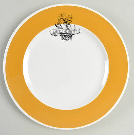 Stamped Label Dijon Luncheon Plate