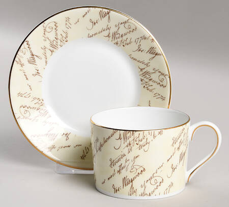 Josiah Wedgwood Bicentennial Flat Cup & Saucer Set