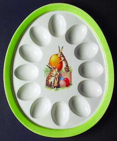 Nostalgic Easter Deviled Egg Plate