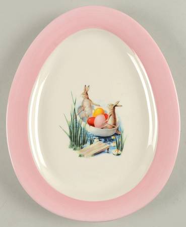 Nostalgic Easter Luncheon Plate